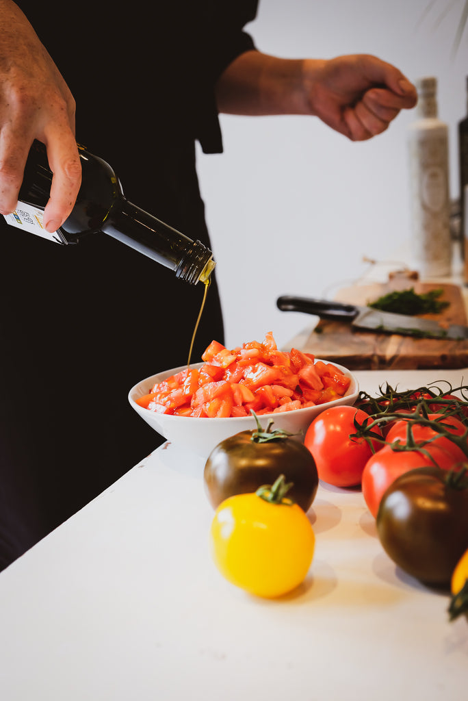 How great olive oil makes tomatoes taste AMAZING
